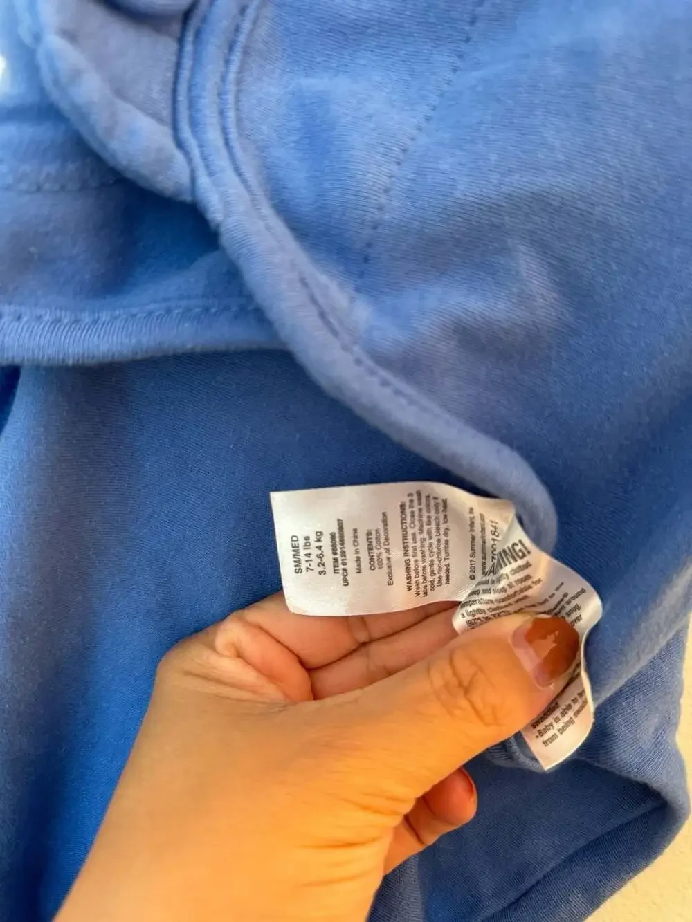 SwaddleMe Original Swaddle - blue Sm/Med